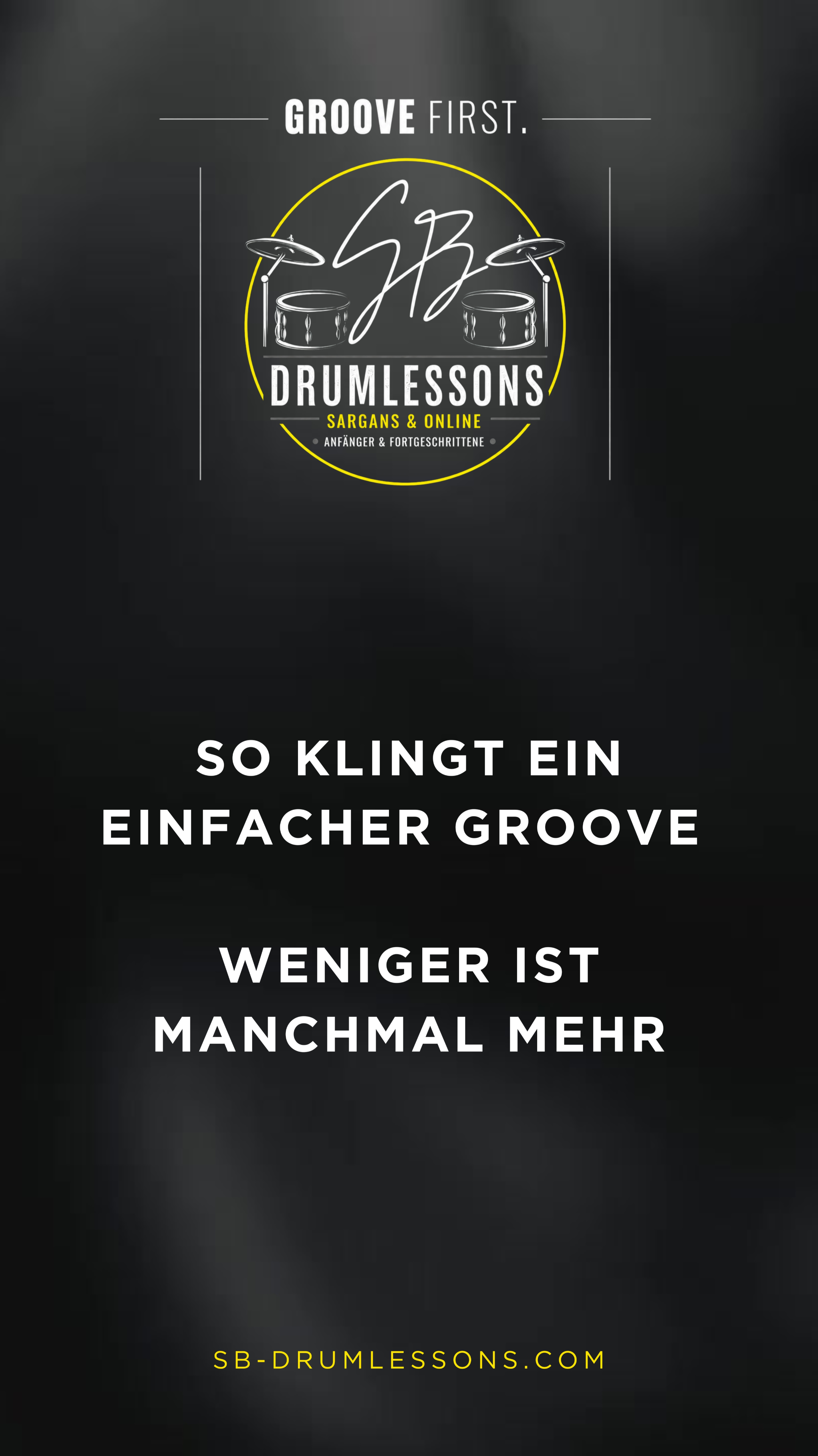 Groove First.
